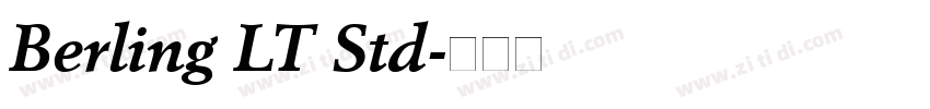 Berling LT Std字体转换